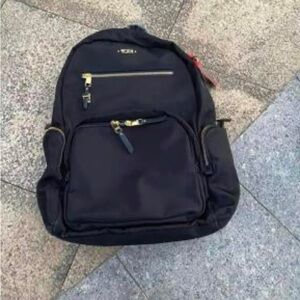 Tumi Black Backpack with Durable Design and Practical Features